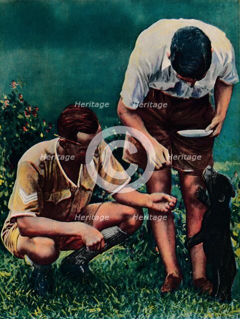 A Singapore Mascot of the RAF, 1940. Artist: Unknown