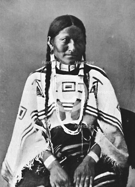 A Sioux woman, 1912. Artist: Robert Wilson Shufeldt.