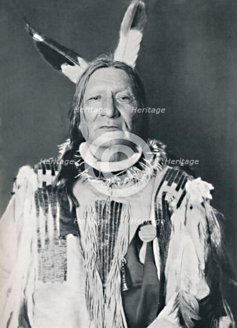 A Sioux chief, 1912. Artist: Robert Wilson Shufeldt.