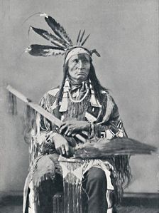 A Sioux chief, 1912. Artist: Robert Wilson Shufeldt