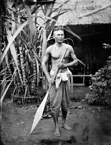 A Siamese boatman, 1865. Creator: John Thomson