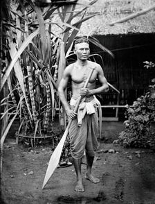 A Siamese boatman, 1865. Creator: John Thomson