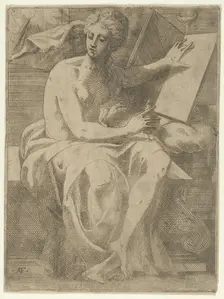 A Sibyl, 1540-45. Creator: Antonio Fantuzzi