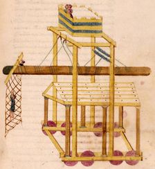 A siege tower, 16th century. Creator: Unknown