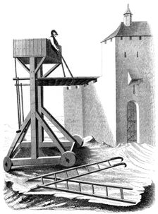 A siege assault platform, 15th century (1849)