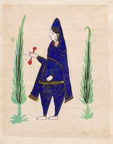 A Sikh Akalan. Creator: Unknown