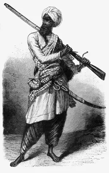 A Sikh Soldier c1891. Creator: James Grant