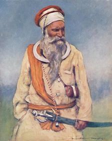 A Sikh Warrior 1903. Artist: Mortimer L Menpes