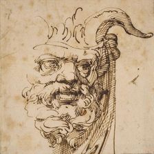A silvan Mask, 1570-1602. Artist: Agostino Carracci