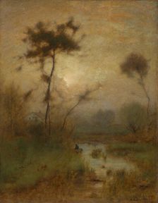 A Silver Morning, 1886. Creator: George Inness