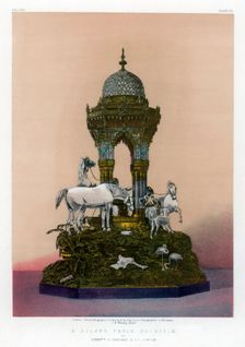 A Silver Table Fountain 19th century.Artist: John Burley Waring