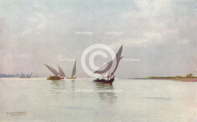 'A Silvery Day on the Nile', c1880, (1904). Artist: Robert George Talbot Kelly.