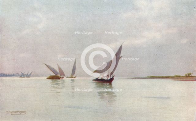 'A Silvery Day on the Nile', c1880, (1904). Artist: Robert George Talbot Kelly.
