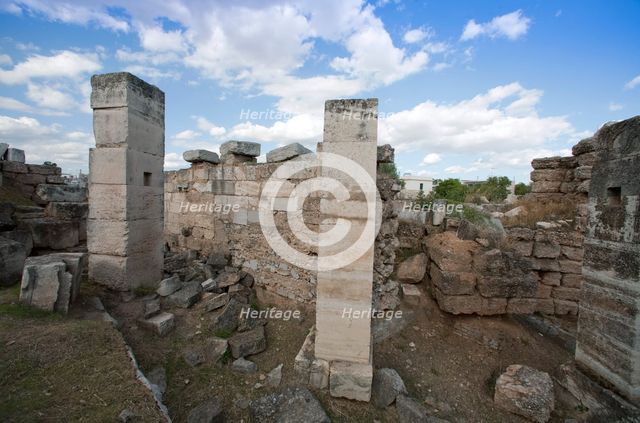 A silo in Eleusis, Greece. Creator: Samuel Magal.