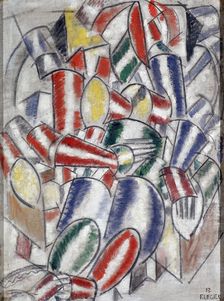 A Sitting Woman 1913. Creator: Fernand Leger