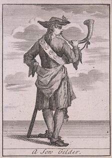A Son Gelder Cries of London, (c1688?). Artist: Anon