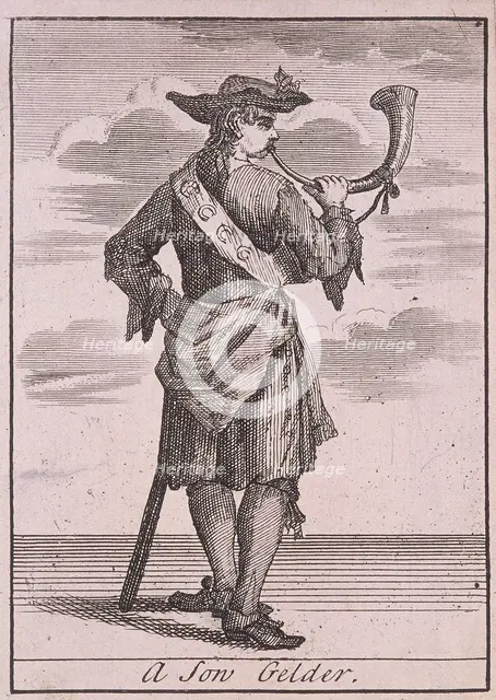 'A Son Gelder', Cries of London, (c1688?). Artist: Anon