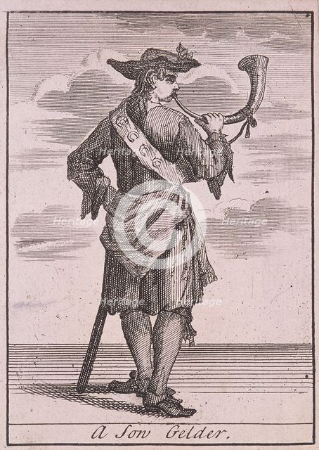 'A Son Gelder', Cries of London, (c1688?). Artist: Anon