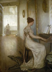 A sonata of Beethoven c1868-1918. Artist: Alfred Edward Emslie