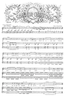 A Song for Christmas, 1857. Creator: Macquaid