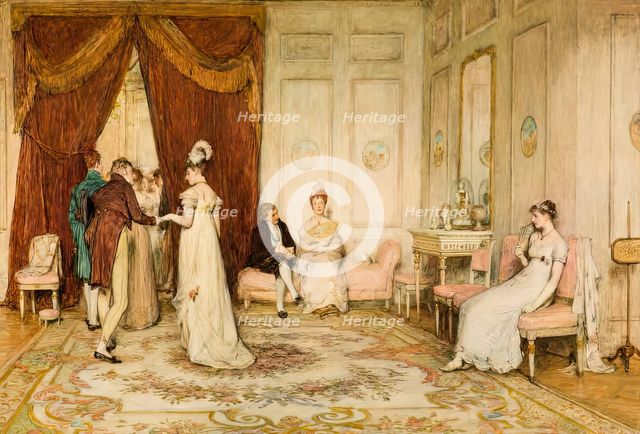 A Social Eddy (or 'Left by the Tide'), 1878. Creator: William Quiller Orchardson.