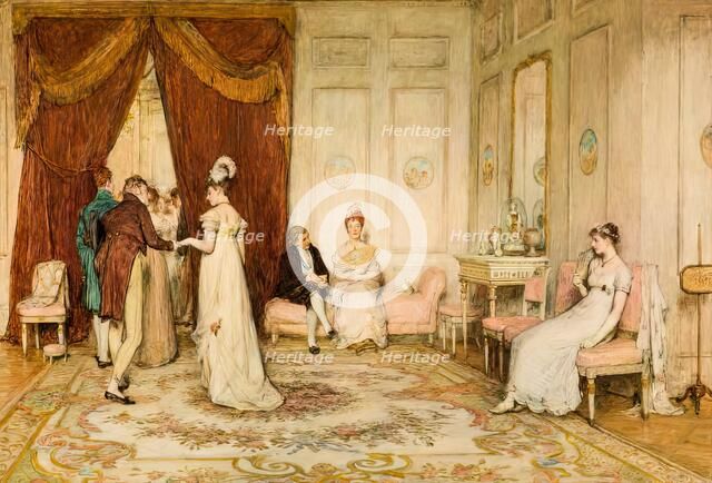 A Social Eddy (or 'Left by the Tide'), 1878. Creator: William Quiller Orchardson.