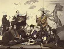 A Social Meal, 1866-1867. Creator: Felice Beato