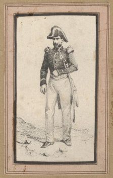 A soldier, mid-19th century. Creator: Victor Adam