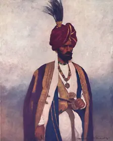 A Soldier of His Highness Dogra Sowar 1903. Artist: Mortimer L Menpes