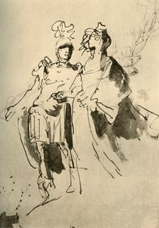 A Soldier and a Woman early-mid 18th century, (1928). Artist: Giovanni Battista Tiepolo