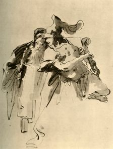 A Soldier and an Old Man mid 18th century, (1928). Artist: Giovanni Battista Tiepolo