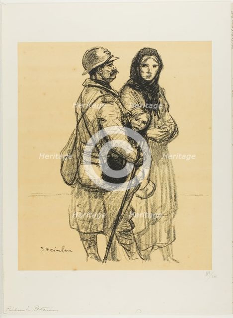 A Soldier for Pétain, 1915/17. Creator: Theophile Alexandre Steinlen.