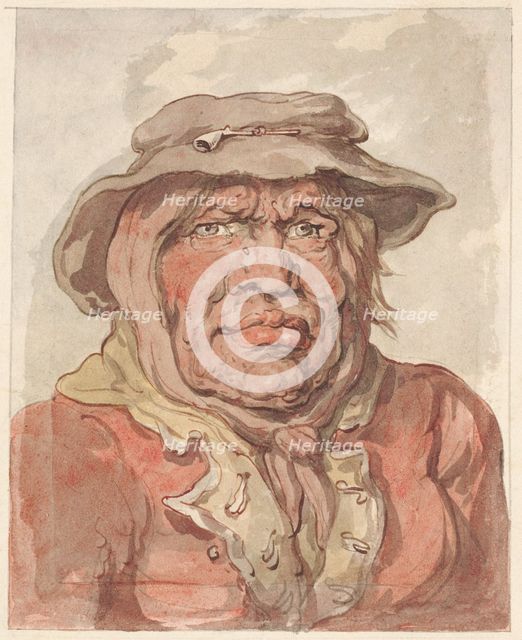 A Soldier's Widow, 1815/1820. Creator: Thomas Rowlandson.
