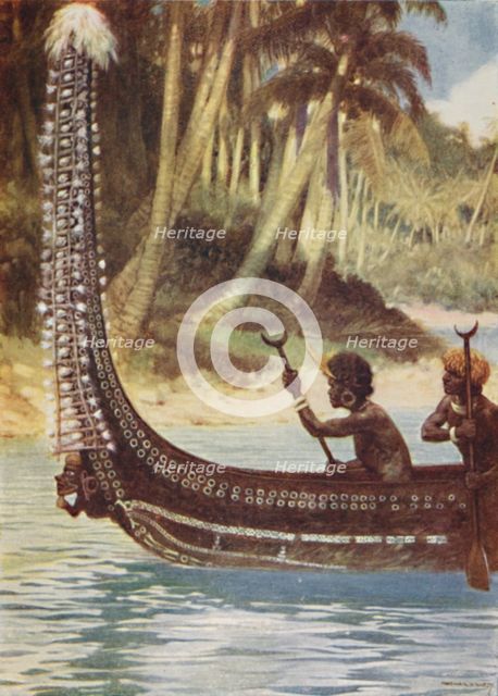 'A Solomon Islands Canoe', 1923. Creator: Unknown.