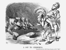 A Sop to Cerberus 1872. Creator: Joseph Swain