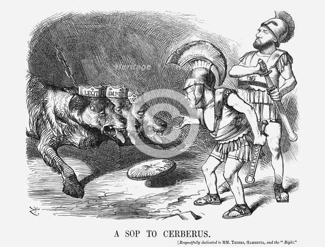 'A Sop to Cerberus', 1872. Creator: Joseph Swain.