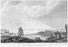 A South West View of the City of New York, in North America, ca. 1768. Creator: Pierre-Charles Canot