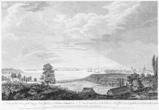 A South West View of the City of New York, in North America, ca. 1768. Creator: Pierre-Charles Canot