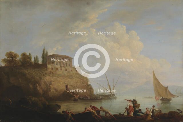 A southern port in France, 1738-1739. Creator: Claude-Joseph Vernet.