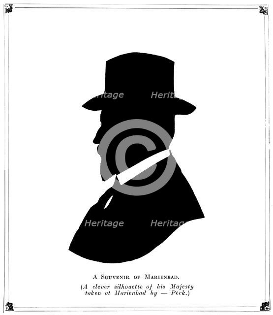 'A Souvenir of Marienbad', 1910.Artist: Peck