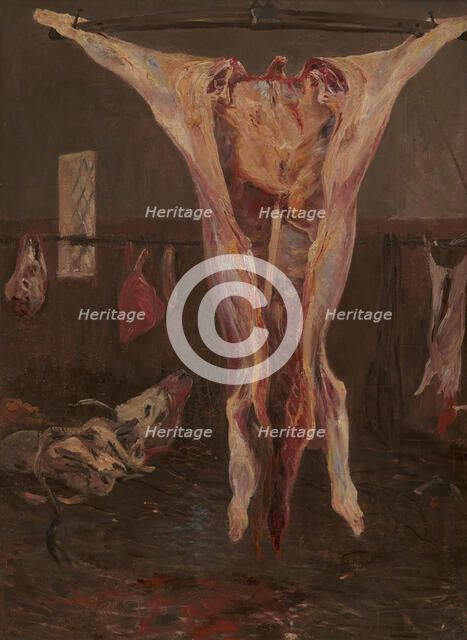 A Slaughtered Ox, Rome, 1883-1884. Creator: Theodor Esbern Philipsen.