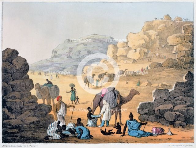 'A Slave Kaffle', 1821. Creator: Denis Dighton.