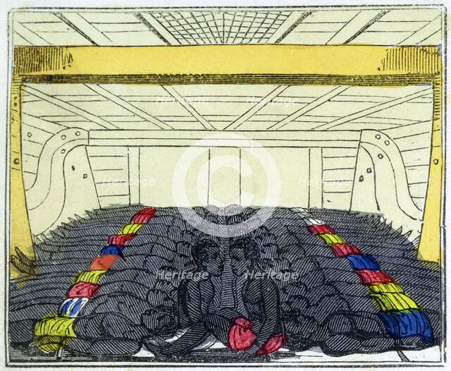 'A Slave-Ship', 1826. Artist: Unknown