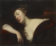 A sleeping woman, c1900. Creator: Unknown