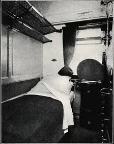 A Sleeping Berth on the Night Scotsman, London & North Eastern Railway 1926