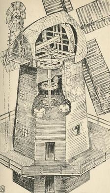 A Smock Mill (1931). Artist: Charles Henry Bourne Quennell
