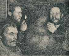 A Smoke in the Galley of the Fram. c1893-1896, (1897). Artist: August Eiebakke