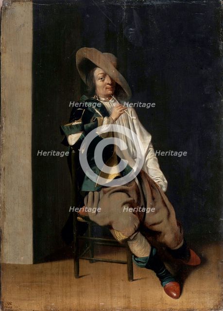 'A Smoker', 17th century.  Artist: Willem Cornelisz Duyster