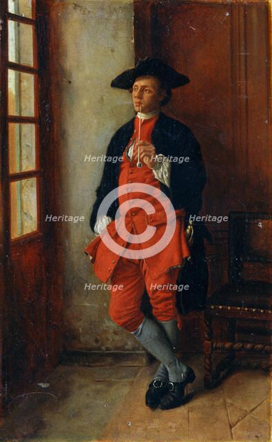 'A Smoker', 19th century.  Artist: Jean Louis Ernest Meissonier