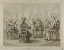 A Smoking Club, n.d. Creator: Unknown